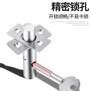 Stainless Steel Well Lock Long And Short Versions Durable Industrial Furniture Lock For Fireproof Doors And Passageways - Product Image 5