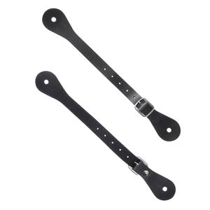Set di 2 cinghie per stivali nere Premium spalline per esterni per equitazione e accessori - Product Image 3