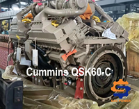 Motor Cummins CCEC DCEC de Gran Potencia, Ensamblaje de Motor QSK60-C 1042KW 1398KW 69L, Motor Diésel Refrigerado por Agua QSK60