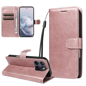 Étui portefeuille en cuir avec cordon pour Moto Edge 70 Fusion 5G, pour Xiaomi 17 Promax, avec fonction support - Product Image 2