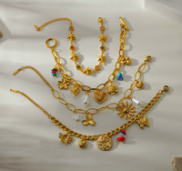 Garrywell - Breloques personnalisées DIY, des milliers de designs, bijoux fantaisie, pendentifs, breloques en acier inoxydable plaqué or pour la création de bijoux DIY
