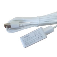 Adaptateur secteur USB 10W 5V2A avec prise EU/US, adaptateur de chargeur pour terminal POS avec câble USB pour caisse enregistreuse POS, machine de paiement