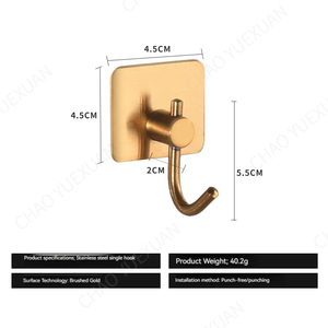 <span class=keywords><strong>Set</strong></span> di ganci da parete appendiabiti da <span class=keywords><strong>bagno</strong></span> all'ingrosso - Product Image 3
