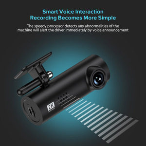 <strong>Super</strong> Capacitor Night Vision 360 Wide Angle Dash Cam Auto Full HD Type C Black Box <strong>Dvr</strong> Dashcam 2K Hidden Wifi Car Dash Camera - Product Image 3