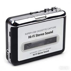 Lecteur de cassettes USB portable, convertisseur MP3, style Walkman, convertisseur audio, inversion automatique pour PC, plug & play, capture numérique de cassettes - Product Image 2