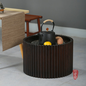 Bamboo Charcoal Tea <b>Stove</b> Antique Style Indoor Firewood Powered Durable Freestanding Asian Design - Product Image 4