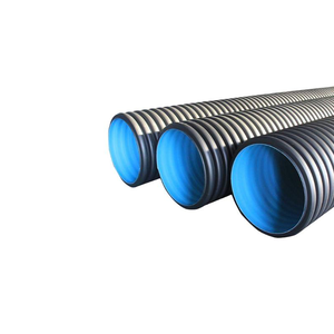 110mm 100mm 4in Precio directo de fábrica Perforado Hdpe Doble pared Tubería corrugada Sistema de drenaje Tubería de aguas residuales - Product Image 5