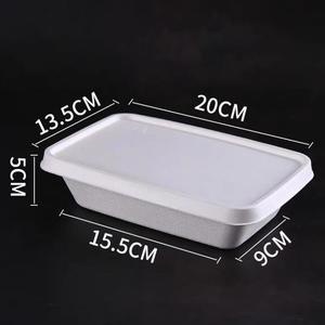 <span class=keywords><strong>The</strong></span> Best Bagasse Compartment Disposable Biodegradable Lunch Boxes Food Container - Product Image 3