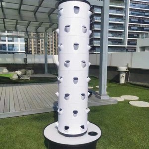 Torre Hidropónica Vertical para Uso Doméstico, para <span class=keywords><strong>Cultivo</strong></span> <span class=keywords><strong>de</strong></span> Lechuga Fresca, Espinaca y Vegetales <span class=keywords><strong>de</strong></span> Hoja Verde en Interiores y Exteriores - Product Image 5