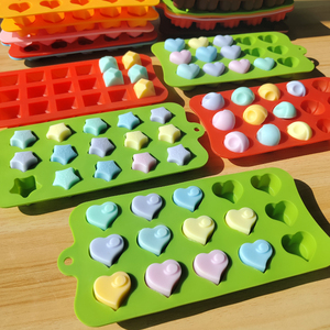 15 khoang hình trái tim Silicone khuôn cho tự làm sô cô la & bánh-dễ dàng phát hành, vật liệu cấp thực phẩm - Product Image 5