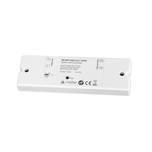 Controlador LED CCT Matter Over Thread, 1 Canal de Salida CCT a través de Red Thread IPv6, Luz Blanca Ajustable, Regulable, DC-DC, Decoración Interior - Product Image 2
