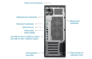 Estación de Trabajo de Escritorio T5860 para Diseñadores Gráficos, Disco Duro de 1TB, 8GB de Memoria, Usada pero en Stock, Alta Calidad - Product Image 5