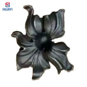 ألواح سياج فيلا كلاسيكية من الحديد المطاوع المصنوع يدويًا بتصميم أزهار وأوراق، متينة ومقاومة للصدأ، للديكور الخارجي للممرات والساحات - Product Image 6