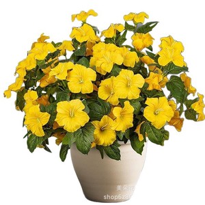 Bouquet de fleurs artificielles Meiduo Flower Industry, fleurs de glycine rouges en soie pour la décoration de la maison et du jardin - Product Image 3