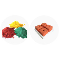 Poudre de colorant de pigment de couleur pour blocs de léchage de sel d'alimentation animale