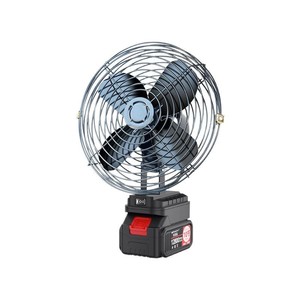 <span class=keywords><strong>Ventilateur</strong></span> électrique à batterie lithium avec 3 vitesses et plus de 12 heures d'autonomie pour le camping en plein air, les stands et les chantiers de construction - Product Image 5
