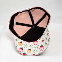 Gorra Trucker Personalizada con Sublimación, Impresión por Transferencia de Calor, Visera Curva, Bordado y Cinta de Espiga, Ajustable con Cierre a Presión