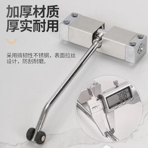 Cierrapuertas de aleación de aluminio, 15-55kg, velocidad ajustable, resorte silencioso, automático, para puerta de madera, diseño minimalista - Product Image 5