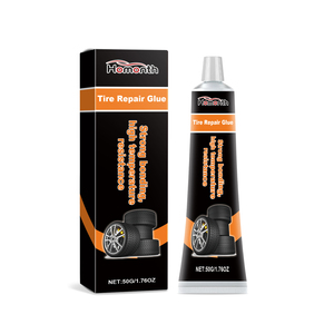 Omonth Kit per la riparazione di pneumatici per auto adesivo per manutenzione giornaliera per fessure laterali e scratch Box imballato - Product Image 1