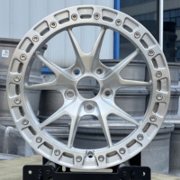 Jantes de course personnalisées à 10 rayons, 5 trous, concaves profondes, jantes de performance pour voiture, roues en alliage d'aluminium, roues forgées GS 10 BL Beadlock