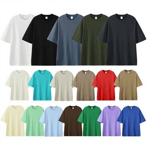 T-shirt Homme Streetwear Oversize en Coton Anti-rétrécissement 280 g/m² avec Logo Personnalisé de Haute Qualité et Épaules Tombantes - Product Image 2