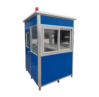 Vente en gros personnalisé Mini Boxable House Boîte en acier Plaque mobile Préfabriqué détachable Petite maison conteneur pour cabine de sécurité
