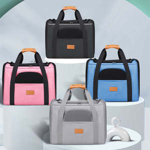 एयरलाइन को मंजूरी दी गई वाहक हल्के ढंग से ढहने वाली यात्रा पिल्ले के लिए विमान वाहक बिल्ली कुत्ते वाहक बैग - Product Image 6