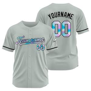 Maillots de baseball personnalisés en gros avec logo imprimé, antibactériens, séchage rapide, respirants, pour hommes, avec nom et numéro d'équipe personnalisés, faible MOQ - Product Image 3