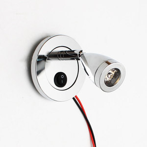 Luminária de Parede de Alumínio 12V 24V Popular de Baixa Tensão para RV, Trailer, Motorhome - Holofote LED para Leitura e Iluminação Interna de Caravana - Product Image 1
