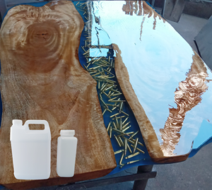 เรซิ่นอีพ็อกซี่ JC คุณภาพดี/เรซิ่นอีพ็อกซี่เกรดอาหาร/เรซิ่นอีพ็อกซี่ใสสำหรับงานไม้ - Product Image 2