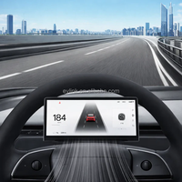 Écran tactile de tableau de bord de style OEM F9 Pro pour Tesla Model 3 Model Y Juniper avec ventilation intégrée, CarPlay sans fil, Android Auto