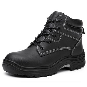 Botas de Trabajo JIANKUN para Hombre, de Alta Calidad, Impermeables, de Cuero Genuino, con Puntera de Acero, Anti-Impactos, Estilo Vaquero, de Goma, Ariat, para Mujer - Product Image 2