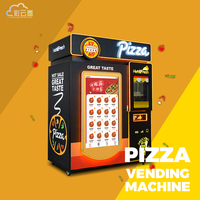 Distributeur Automatique de Pizzas Tactile 24h/24 Entièrement Automatique – Machine Commerciale Rentable avec Paiement par Carte de Crédit – Pizzas Chaudes & Fraîches