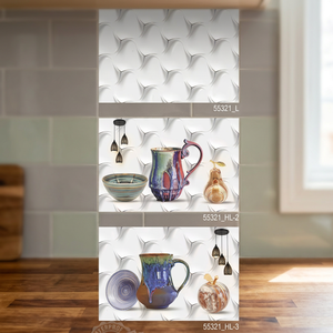 Carrelage mural en céramique marron design pour cuisine 300x450mm, simple et antique, exportateur de carrelage mural en céramique numérique émaillé 30x45cm 12x18 - Product Image 5