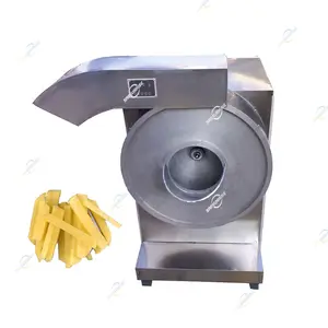 Commercial Electric Slicer Equipment Cassava Slicing Yam Strips French Fries Cutter Potato Cutting Machine