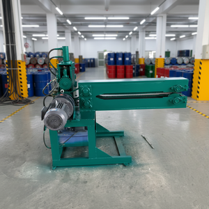 เครื่องตัดถังเหล็กเศษอัตโนมัติเต็มรูปแบบ, เครื่องตัดฝาถังน้ำมันไฮดรอลิก - Product Image 1