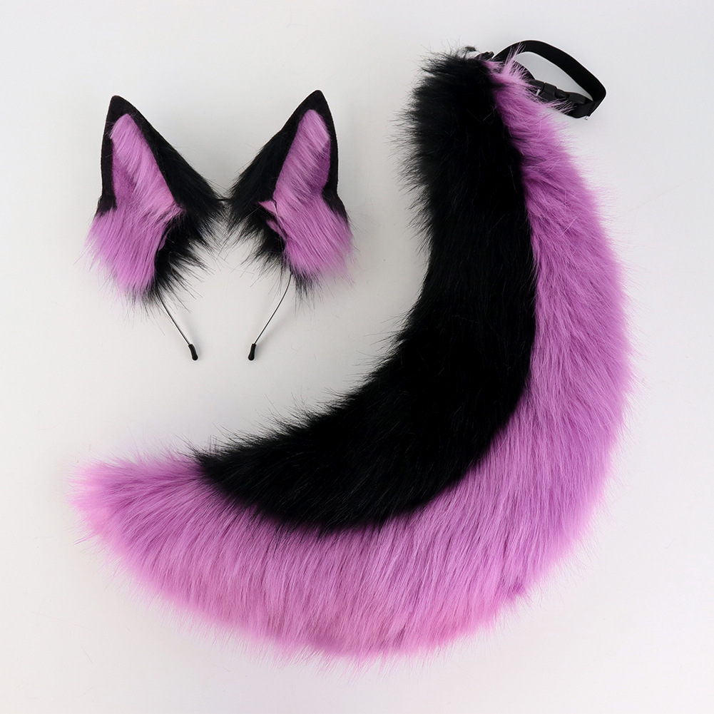 Violet noir-taille unique