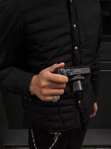 Manteau en <span class=keywords><strong>duvet</strong></span> Chrome Hearts haut de gamme en argent 925 avec boucle, rembourré de <span class=keywords><strong>duvet</strong></span> de canard blanc à 90 %, coupe ample à manches régulières pour hommes et femmes - Product Image 3