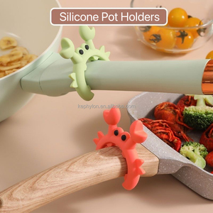 Protège-Plat en Silicone en Forme <span class=keywords><strong>de</strong></span> <span class=keywords><strong>Crabe</strong></span> Durable Anti-Débordement, Support <span class=keywords><strong>de</strong></span> Rangement pour Ustensiles <span class=keywords><strong>de</strong></span> Cuisine, Repose-Spatules et Cuillères, Pinces <span class=keywords><strong>de</strong></span> Cuisson - Product Image 1