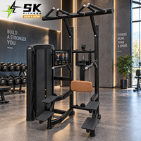 Machine de musculation assistée SK LZN3 pour tractions et dips, idéale pour la musculation du haut du corps en salle de sport commerciale et comme équipement d'entraînement multifonctionnel.