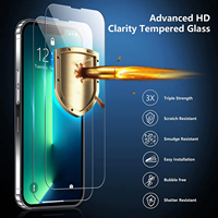 Protection d'écran OEM en gros 3 en 1 paquet Iphone 13 14 pro max Flip HD et capot de protection de l'objectif