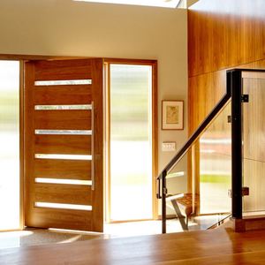 <span class=keywords><strong>Alucasa</strong></span>-puertas pivotante para entrada frontal residencial, diseño de madera personalizado para Exterior, bajo precio - Product Image 5