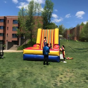 Muro Inflable de Velcro con Diseño de Telaraña - <span class=keywords><strong>Juego</strong></span> Interactivo en Equipo para Eventos y Actividades al Aire Libre - Product Image 6
