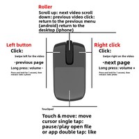 Souris sans fil noire D06 Pro 2,4 GHz avec anneau de défilement, mini, rétroéclairée RGB, rechargeable, pour jeux et ordinateurs portables
