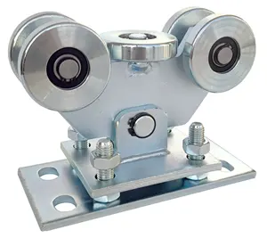 Hardware hanging gate carriage wheels 5 rollers for sliding door supplier