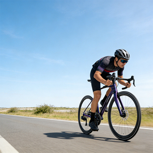 Vélo de Course sur Route en Fibre de Carbone 700C, Stock d'Usine, 2*12 Vitesses, Transmission Sans Fil, Freins à Disque Hydrauliques, Bicicleta De Carretera pour Adultes - Product Image 6