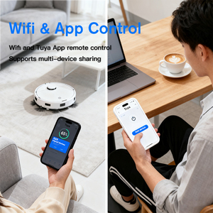 Robot aspirateur intelligent RC600, batterie, réservoir d'eau automatique, gyro, robot aspirateur intelligent, nettoyage humide, aspirateur robot pour hôtel - Product Image 6