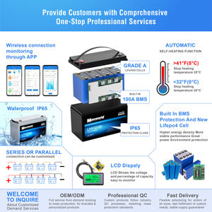 Batería de Litio de Baja Temperatura 12v 200ah Lifepo4, 6000 Ciclos - Product Image 2