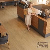 Revêtement de sol SPC imitation bois traditionnel, 100 % étanche, antidérapant, à clipser, en vinyle rigide, pour usage hospitalier en intérieur