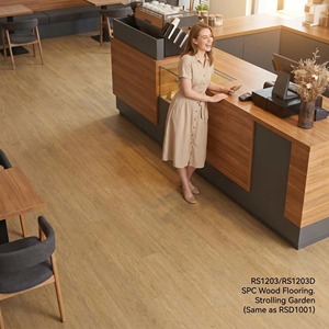 Piso SPC con Acabado de Madera Tradicional, 100% Impermeable, Sistema de Click, Loseta Vinílica, Piso Flotante con Núcleo Rígido - Product Image 6